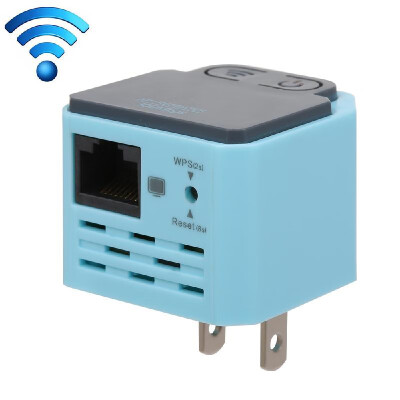 

300Mbps WiFi Repeater Wireless Range Extender Signal Booster Amplifier Wall Mounted EU Plug