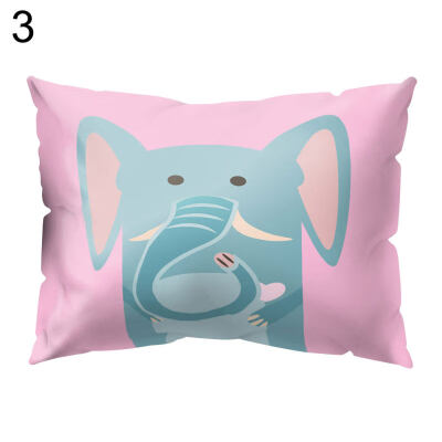 

Cute Bear Elephant Throw Pillow Protector Case Cushion Cover Bedding Articles