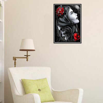 

Gobestart DIY Diamond Painting Embroidery Part Round Diamond Home Decor Gift