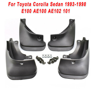 

4X For Toyota Corolla Sedan 93-1998 E100 AE100 AE102 101 Mud Flaps Splash Guards