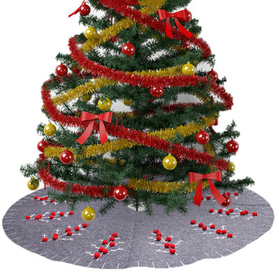 

Christmas Tree Skirt Apron Carpet Cover Cushion Home New Year Party Ornament