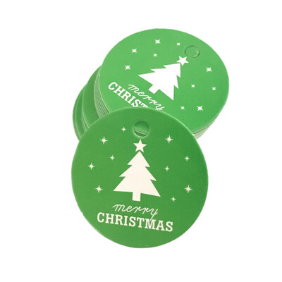 

Toponeto 100Pcs Star Santa Claus Christmas Tag Candy Bag Decoration Gift Hang Tags
