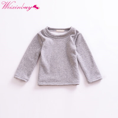 

childrens long-sleeved t-shirt winter baby boys&girls long-sleeved high-necked T-shirt bottoming shirt cotton