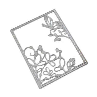 

Butterfly Rectangle Frame Scrapbooking Cutting Dies Stencils DIY Embossing Diecuts Template Cards Paper Decor