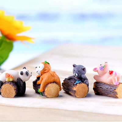 

DIY Stool Animal Miniature For Childrens Birthday Party Kids Presents Tree Resin Doll House Pretend Play Toys Fairy Garden