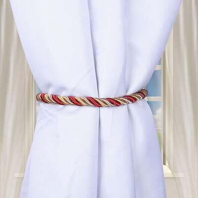 

Toponeto Ropes Tie Backs for Window Curtain Cord Buckle Tiebacks Braided Tie Backs