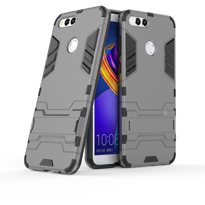 

Goowiiz Phone Case For Huawei Honor 7X Play7S EnjoyP SmartMate SE Armor PCTPU Silicone Hard Bracket Double Protection