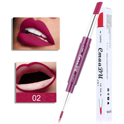 

Double Head Lip Liner Matte Lip Pencil 6 Colors Waterproof Moisturizing Lipsticks Long-lasting Lips Lipliner Makeup