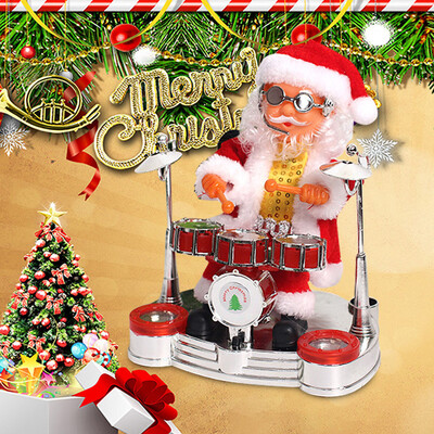 

〖Follure〗Santa Claus Performance Singing Musical Santa Electric Toy Ornaments gife