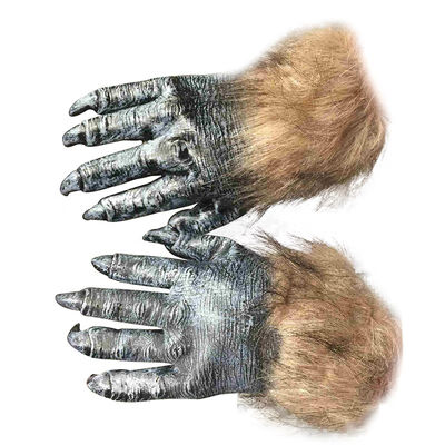 

Creepy Full Face Wolf Latex Mask&Wolf Claws Theater Prank Prop Crazy Masks Halloween Costume