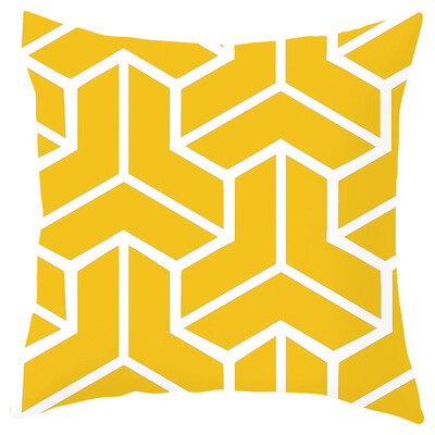 

〖Follure〗Pineapple Leaf Yellow Pillow Case Sofa Car Waist Throw Cushion Cover Home Decor