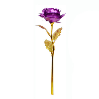 

Gobestart Mothers Day Decoration Gift Foil Plated Rose Gold Rose Lasting Forever