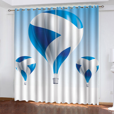 

Gobestart Beach Series Printed Curtains Living Room Bedroom Blackout Curtains