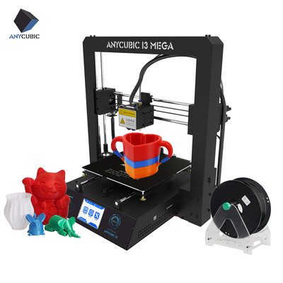 

Anycubic MEGA i3 3D Printer Metal Frame Support Auto Leveling Filament Detect Intelligent Resume with 35" Touchscreen Heatbed L