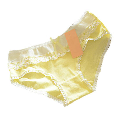 

Lovely Briefs Womens Multi-Color Cotton Soft Lace Bow-knot Underwear Briefs Knickers