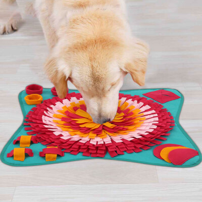 

Interactive Dog Toys Pet Feeding Traning Mat Dog Nosework Feed Mat Stress Release Encourages Natural Foraging Skills