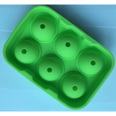 

6 Hole Silicone Ice Cube Ball Drinking Wine Tray Brick Round Maker Mold Sphere Mould Bar Ice Hockey Maker