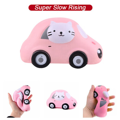 

YIWULAMini Adorable Car Super Slow Rising Kids Fun Toy Stress Reliever Toy Gift