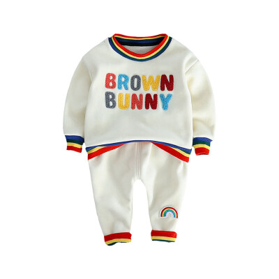 

New Spring Autumn Children Clothing Boys Casual Sports T-shirt Pants 2pcsSet Infant Outfit Kids Clothes Suit Tracksuits