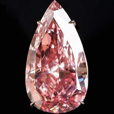 

Fashion Luxury Female New Design Big Pink Zircon Heart Pink Topaz Crystal Ring Jewelry Gifts Wedding Ring