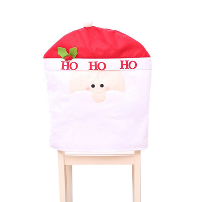 

Christmas Chair Sets Home Supplies Snowman Decorations Creative Elderly Chair Covered Decoration Seat Festival Accessories