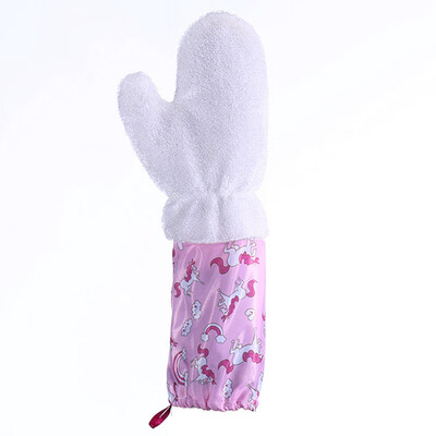 

1PCS Bamboo fiber oil-free gloves Household plus velvet clean waterproof gloves