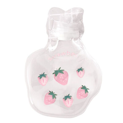 

Cartoon Transparen Water Bottle Hand Warmer Portable Hot Water Injection Bag Pouch Storage Bag