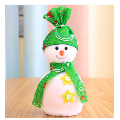 

Siaonvr Christmas Sled Shape Portable Candy Bag Cartoon Deer Pattern Apple pouch Snowman
