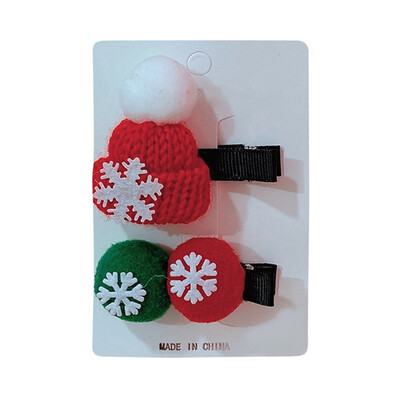 

Girls Hair Clips Cute Christmas Santa Claus Design Hair Pin Set Children Hairpin Princess Hair Accessories new