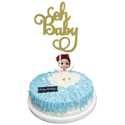 

Happy 102030405060th Love Cupcake Cake Topper Insert Birthday Party Decor