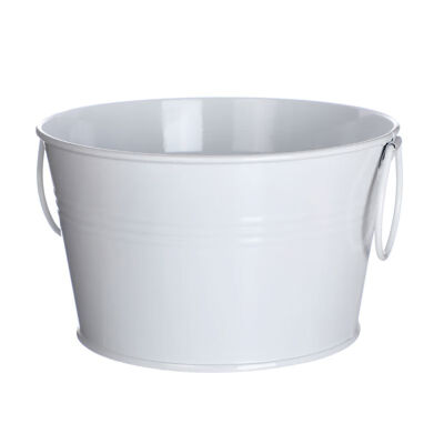 

1L Creative Tinplate Buckets With Handle Rings Plant Flower Pot Desktop Storage Organizer Home Decoration