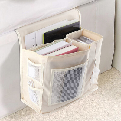 

Jing Hui Si Chuang JH8084 creative design desk bed sofa storage bag - iPad - mobile phone debris sorting bag beige