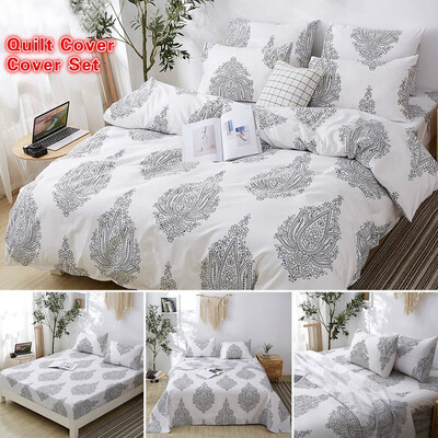 

2020 New Fashion Print Quilt Pillowcase Bedding Set