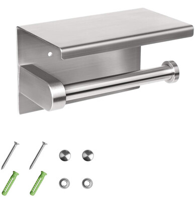 

〖Follure〗Toilet Paper Holder KidsHobby Roll Holder Toilet Paper without Drilling Toilet