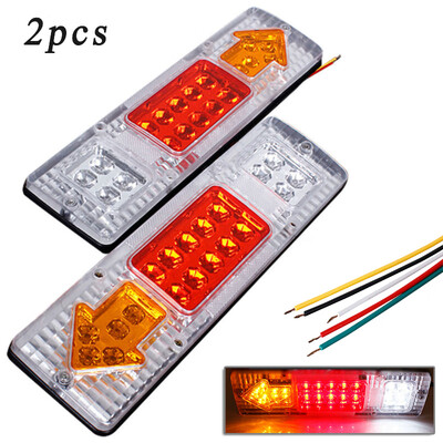 

1 Pair 19 LED Car Truck Trailer Stop Rear Reverse Turn Indicator Lamp Tail Light