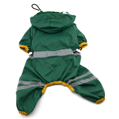 

Pet Jackets Clothing Dog Raincoat Clothes Puppy Glisten Bar Hoody Waterproof Rain Jackets