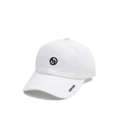 

Hat ladies hip hop baseball cap Korean wave Joker visor Cap letters embroidered casual soft top cap men
