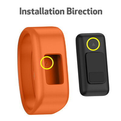 

〖Follure〗Small Replacement Wrist Band Silicon Strap Clasp For Garmin vivofit JR Watch BK