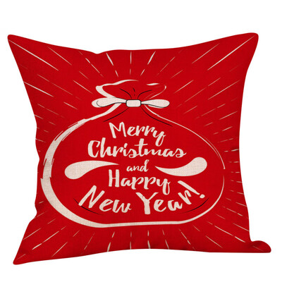

Tailored Christmas Throw Pillow Cover Pillowcases Decorative Sofa Cushion Cover