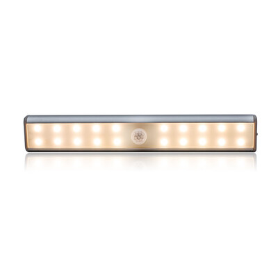 

Cabinet Lights Motion Sensor Lights USB Rechargeable 20 LED Cabinet Lighting Magnetic Removable Stick-On Lamp for Closet Wardrobe