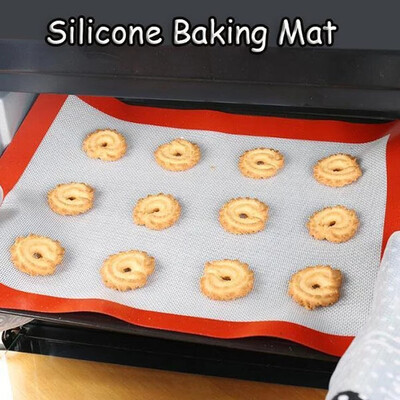 

Gobestart Silicone Baking Mat Heat Resistant Liner Oven Sheet Mats Kitchen Bakeware Tool