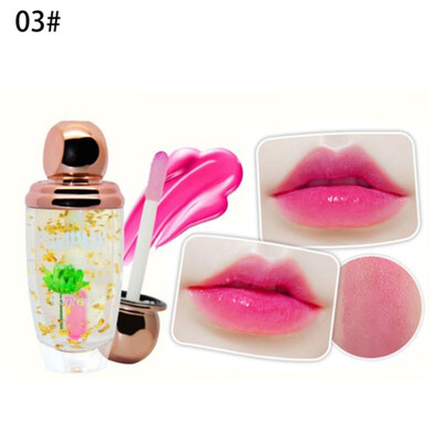 

Nutritious Long-lasting Flower Oil Change Color Jelly Women Lipstick Lip Gloss