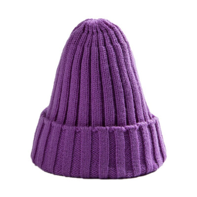 

Cycling Ski Headwear Stretch Knit Hat Beanie Cap Warm Hats Cuffed Plain Winter for Men Women