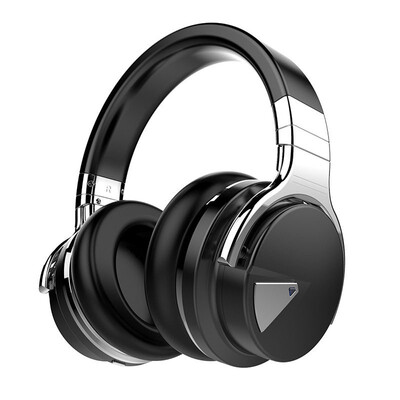 

COWIN E7 Active Noise Cancelling Bluetooth Headphones with Microphone Wireless Headphones Over Ear 30H Playtime for Travel Work T