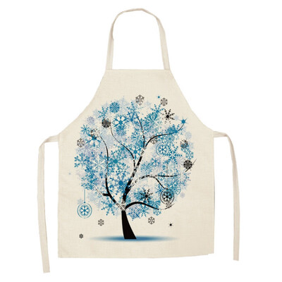 

1Pcs Plant Apron Adjustable Cotton And Linen Bib Apron Waterproof Cooking Aprons For Chef 6849cm