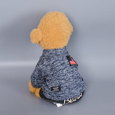 

Warm Dog Cotton Jumpsuit Pet Leisure Tracksuit Winter 4-legged Outfits Puppy Sweatshirt