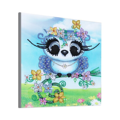 

DIY 5D Partial Cross Stitch Drill Rhinestone Crystal Arts Special Shaped Diamond Painting Butterfly Peacock Wolf Owl Flower