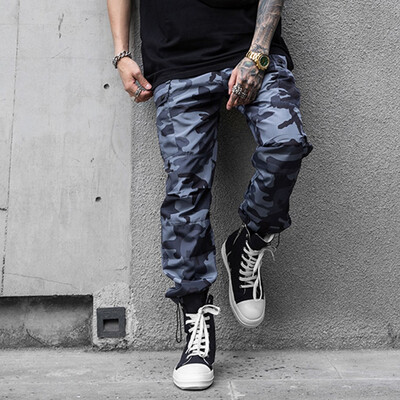 

Gobestart Mens New Style Fashion Camouflage Overalls Leisure Large Yard Trousers Pant
