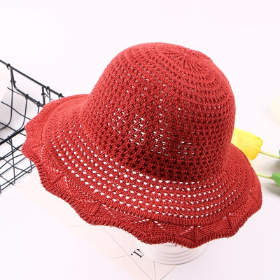 

Hat Spring Summer Korean Edition Travel Pot Cap Pure mesh fisherman hat Women foldable Beach Hat sunshade cap