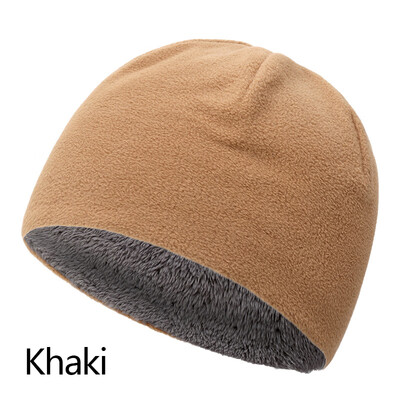 

1pc Unisex Fleece Beenie Windproof Warm Winter Hat Cap For Running Riding Sports